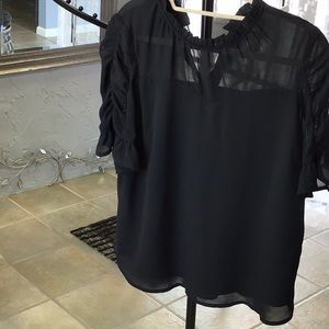 Monteau Black Blouse